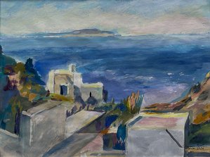 Aus dem Dorf 2024, 24 x 32 cm